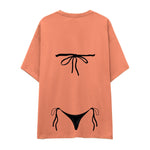 Black Bikini Oversize Tişört