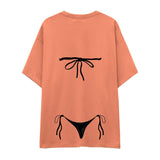 Black Bikini Oversize Tişört
