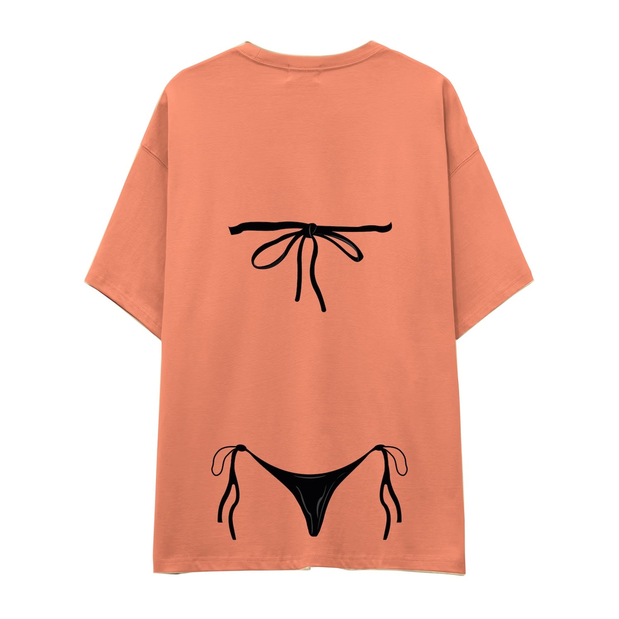 Black Bikini Oversize Tişört