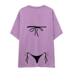 Black Bikini Oversize Tişört