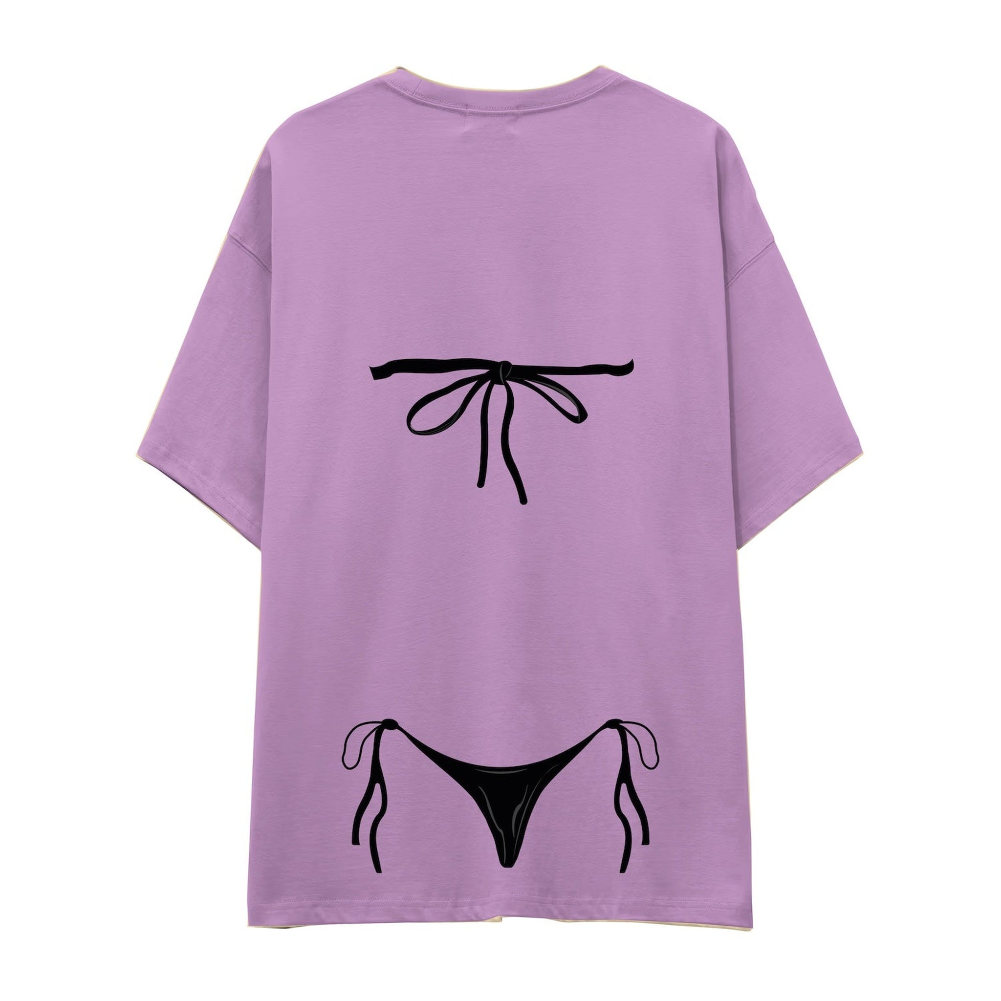 Black Bikini Oversize Tişört