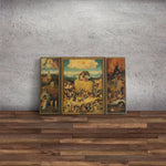 The Haywain Triptych Kanvas Tablo