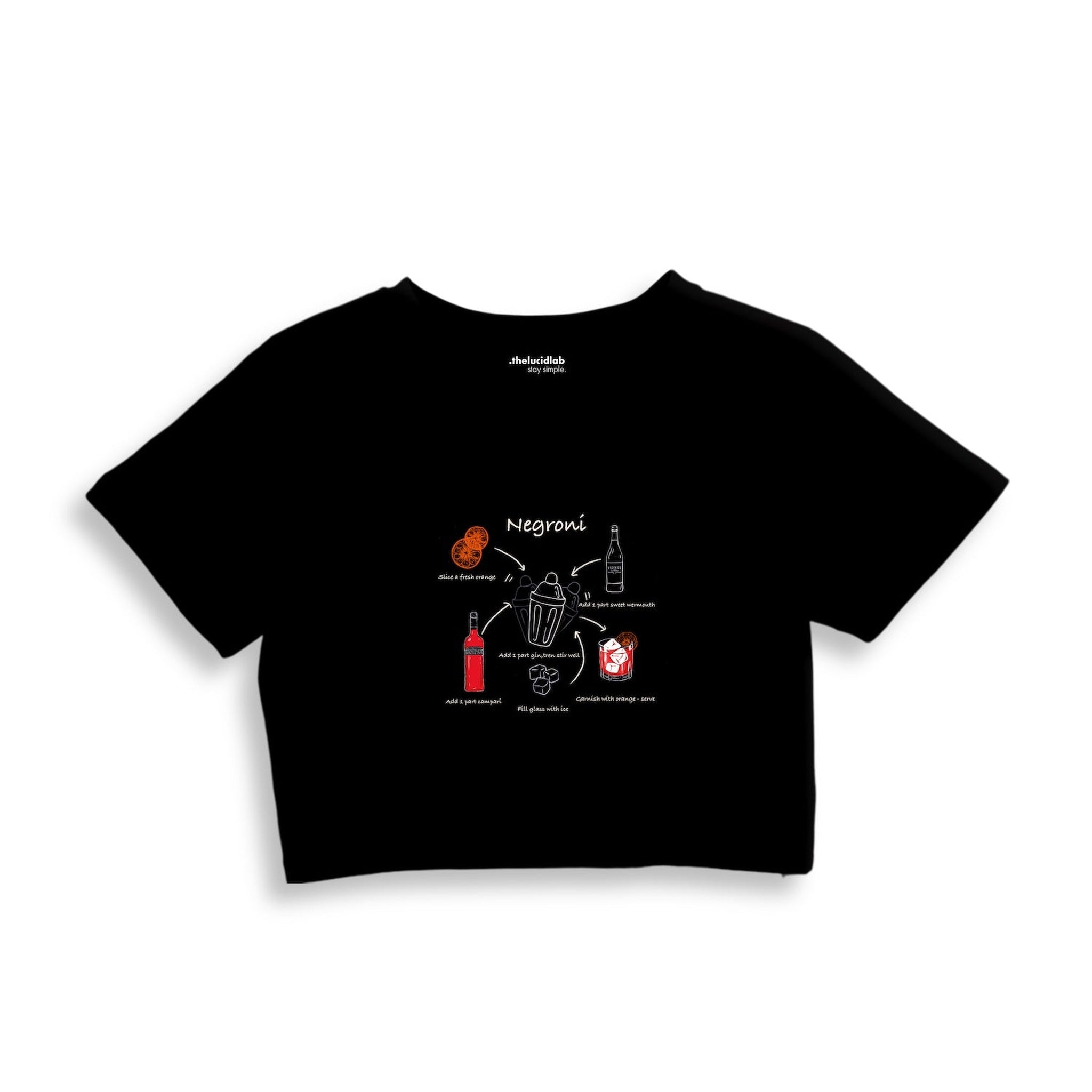 Negroni Crop Tişört