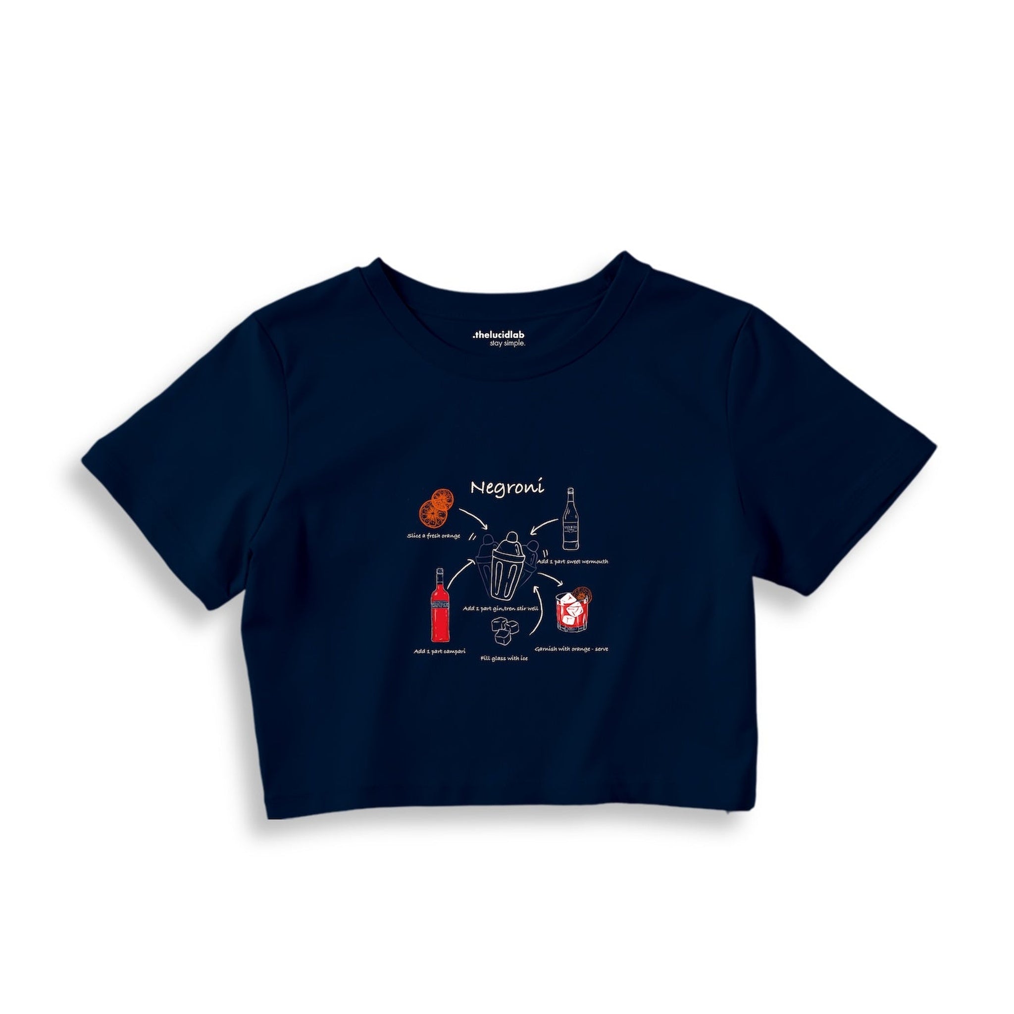 Negroni Crop Tişört