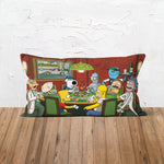 Champions League Poker 30cm x 50cm Çift Taraflı Kırlent Kılıfı