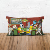 Champions League Poker 30cm x 50cm Çift Taraflı Kırlent Kılıfı