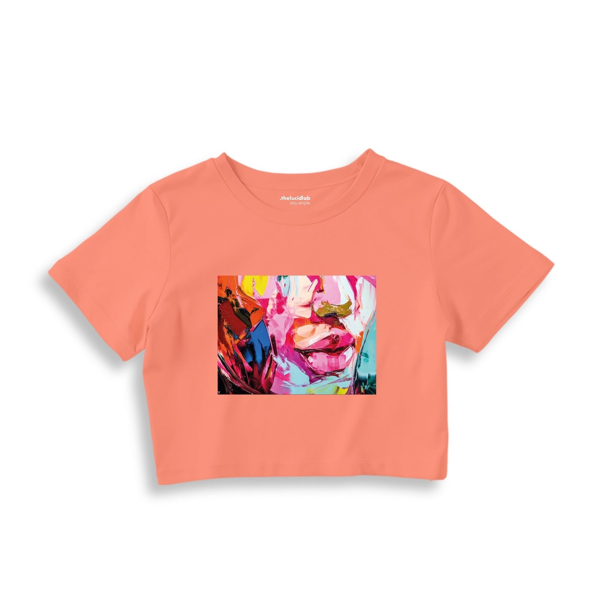 Lips Crop Tişört