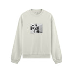 Amy Winehouse at the laundromat 2004 Oversize Sweatshirt