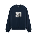 Amy Winehouse at the laundromat 2004 Oversize Sweatshirt