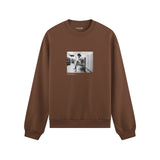 Amy Winehouse at the laundromat 2004 Oversize Sweatshirt