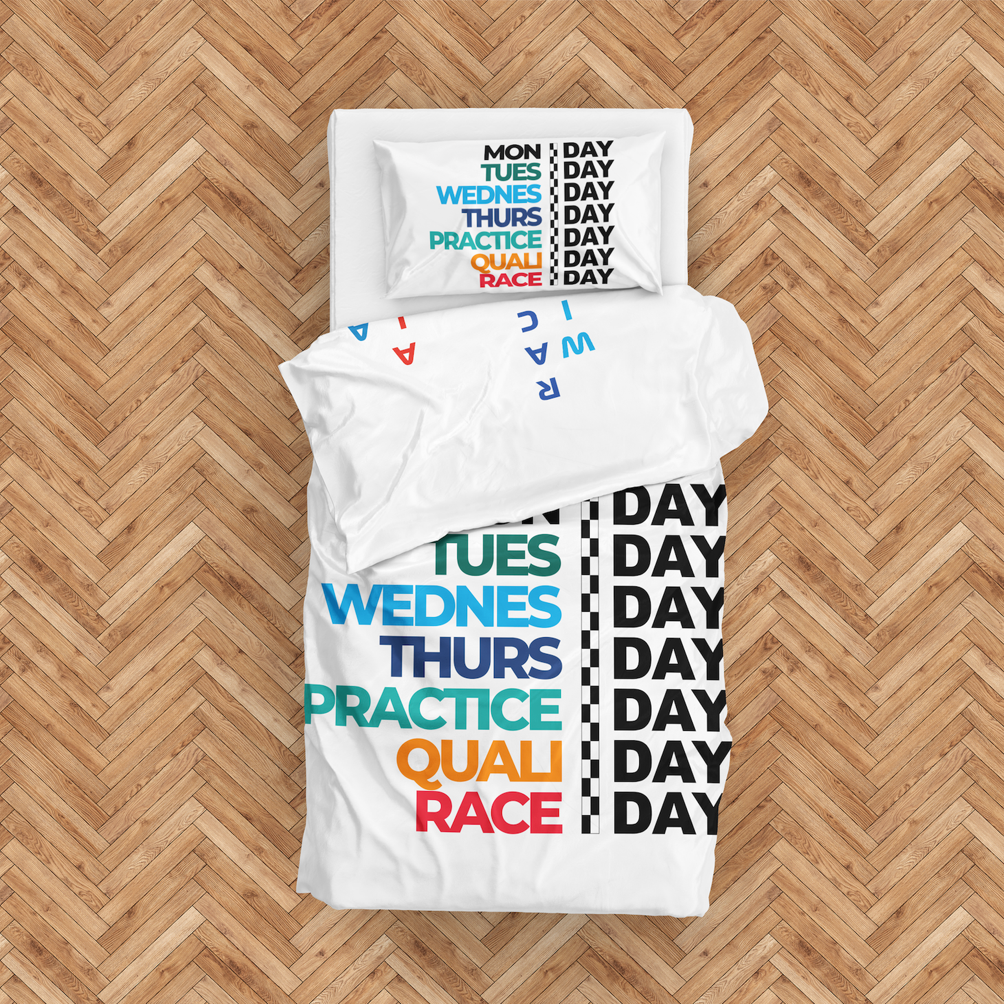 Formula 1 Week Days / F1 Teams Çift Taraflı Nevresim Takımı
