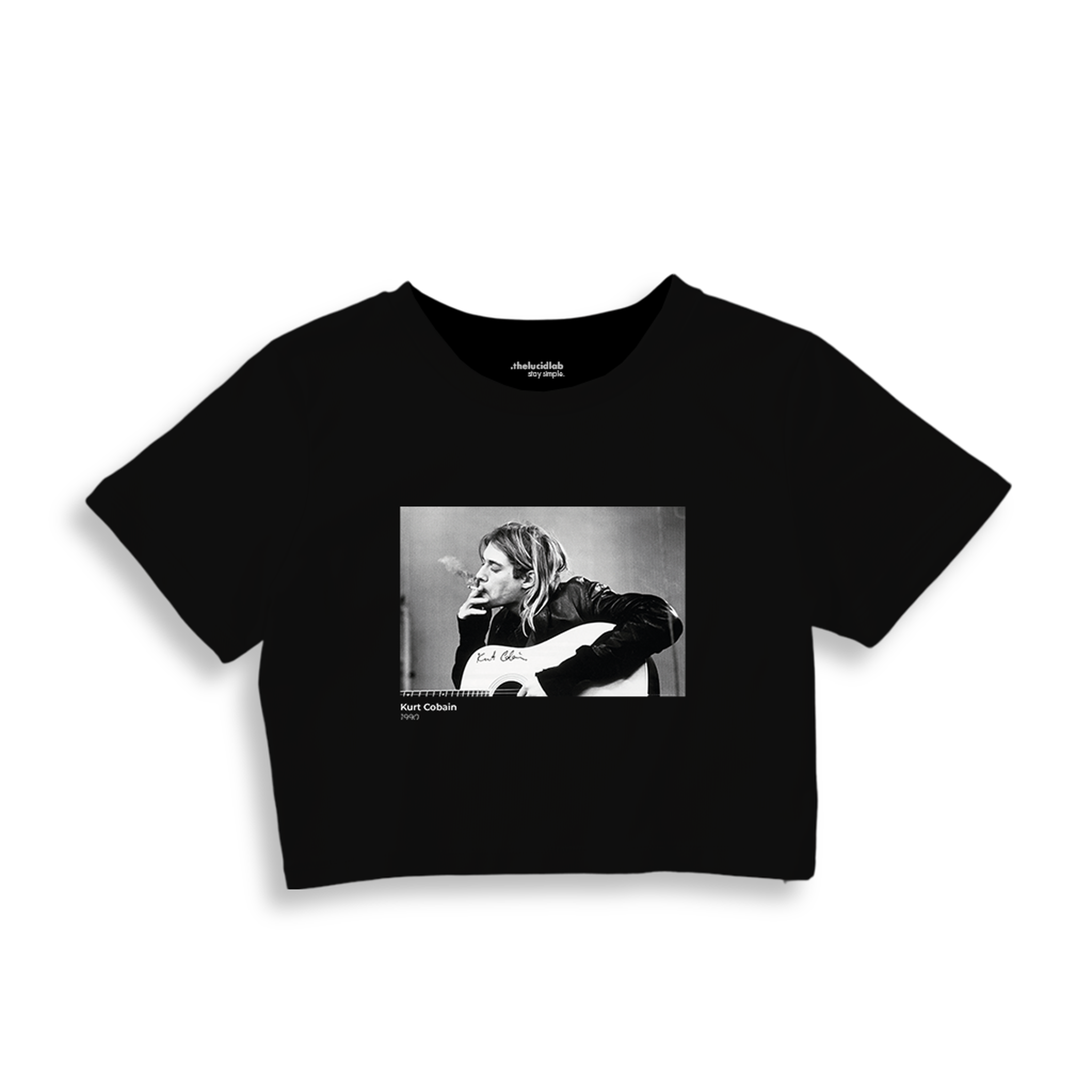 Kurt Cobain 1990 Crop Tişört