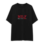 MILF / Man I Love Ferrari Oversize Tişört