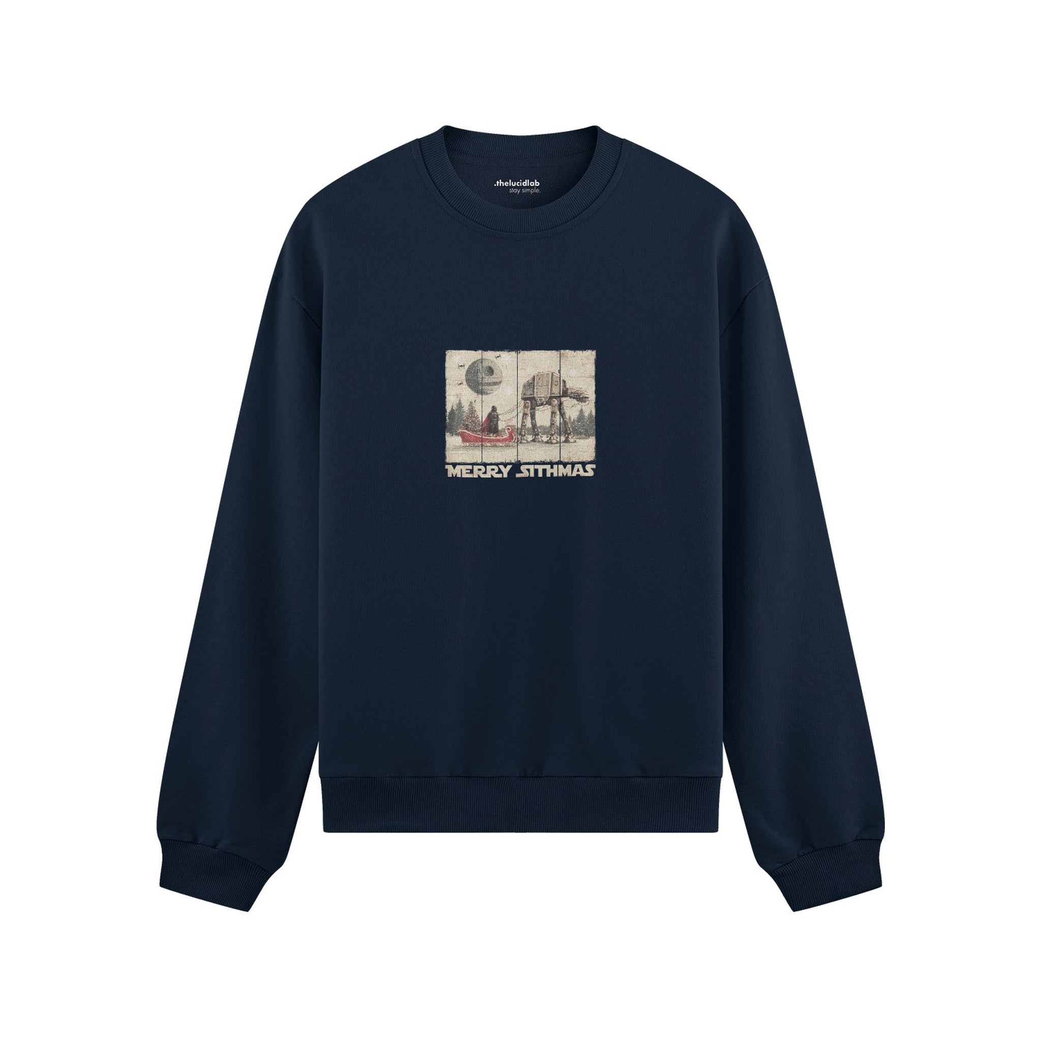 Star Wars Merry Sithmas Vintage Oversize Sweatshirt