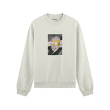 Albert Einstein / Homer Simpson Oversize Sweatshirt