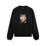 Albert Einstein / Homer Simpson Oversize Sweatshirt