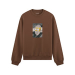 Albert Einstein / Homer Simpson Oversize Sweatshirt