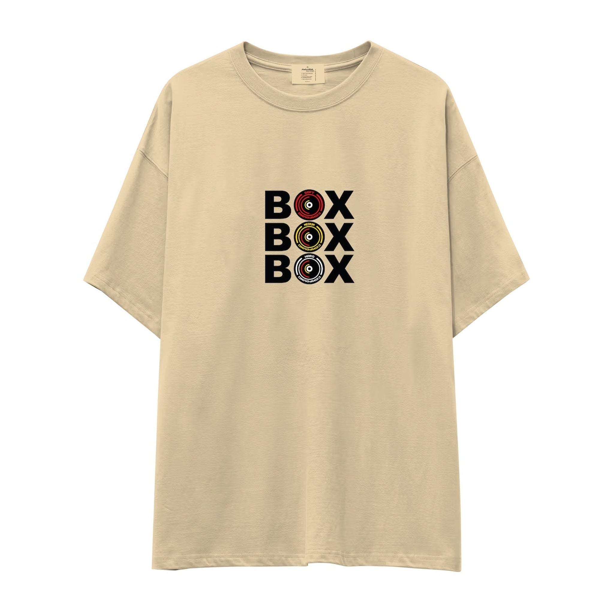 Box Box Box Oversize Tişört