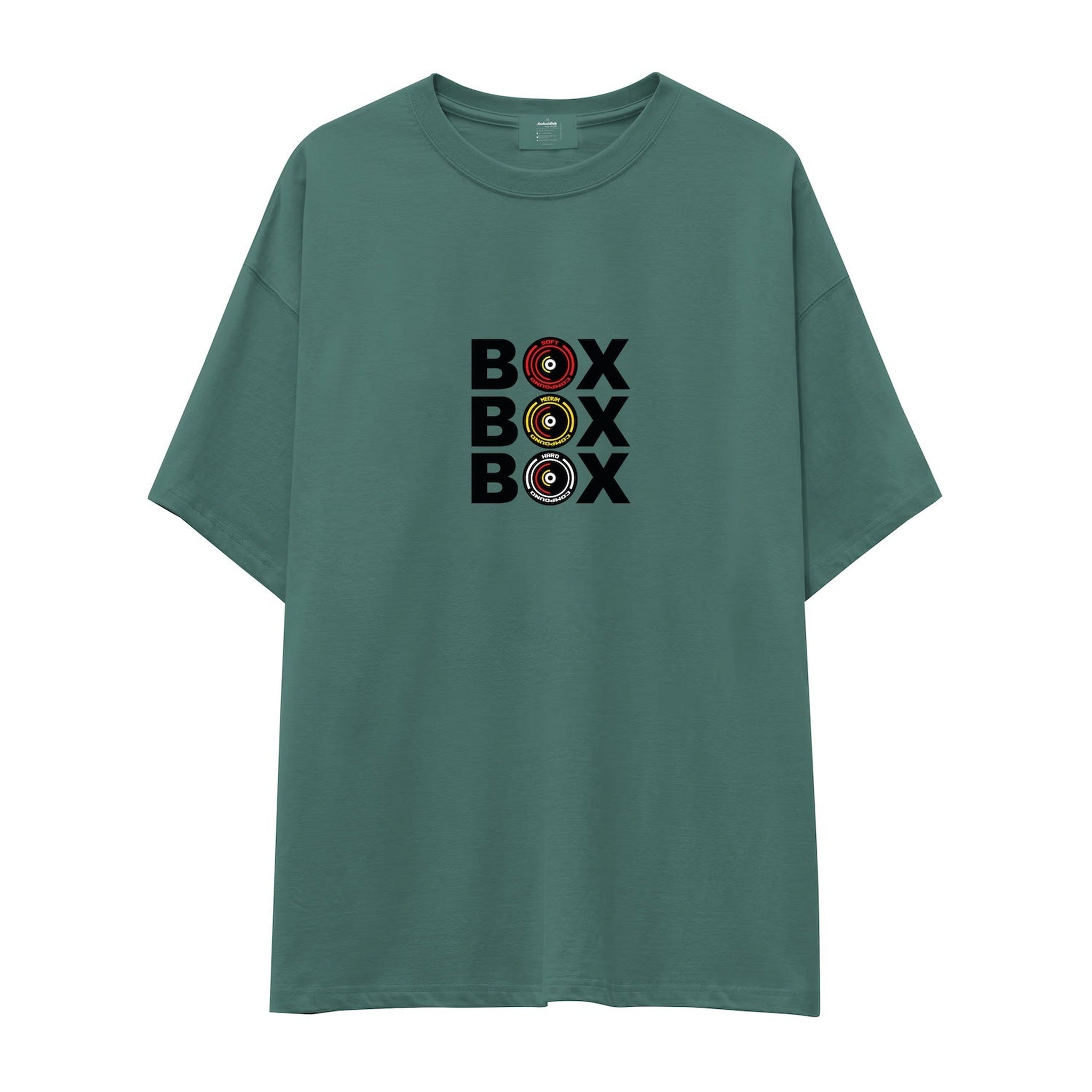 Box Box Box Oversize Tişört