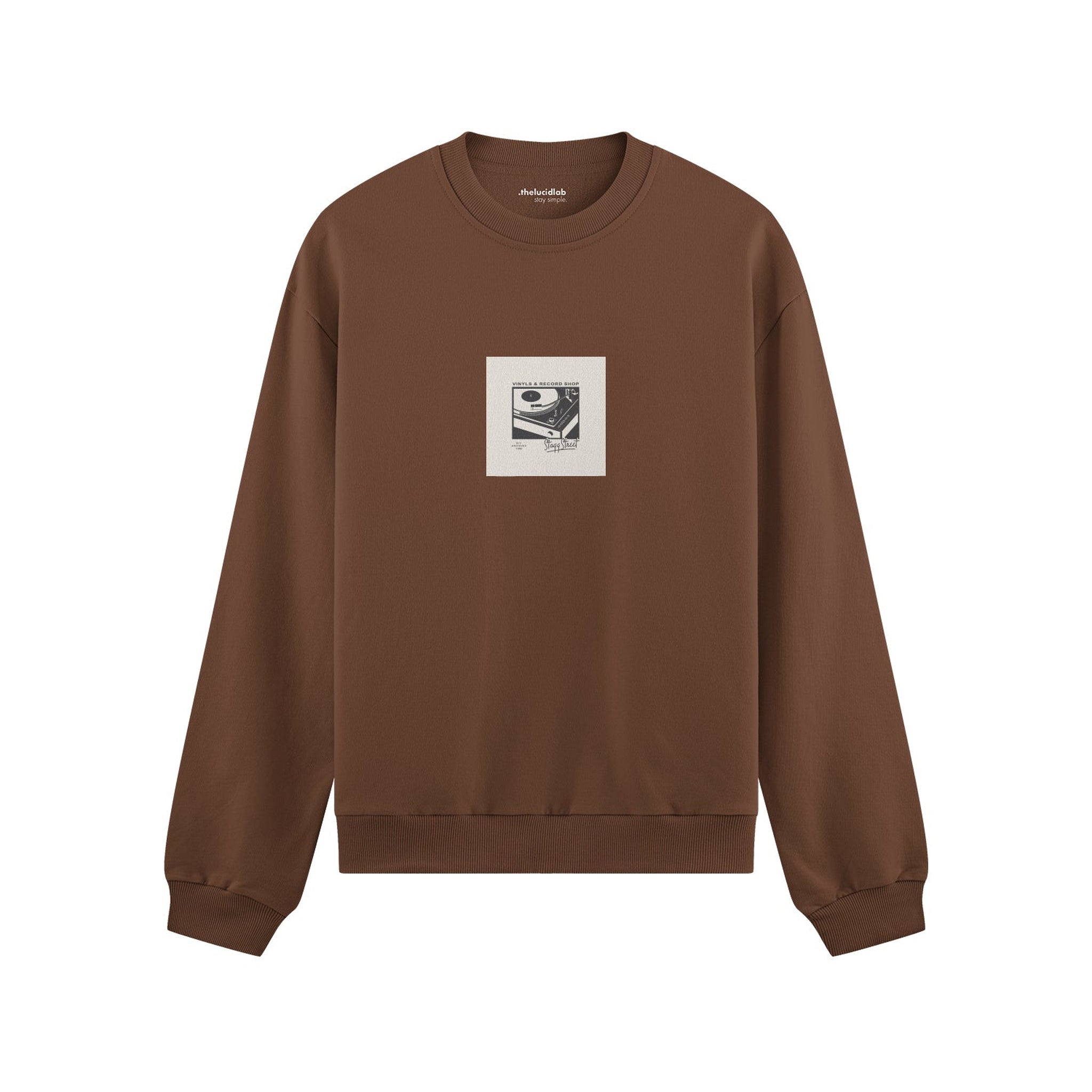 Vinyl Dreams Oversize Sweatshirt
