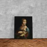 Lady with an Ermine / Leonardo da Vinci Kanvas Tablo
