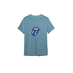 The Rolling Stones Blue Tişört — Çelik Mavi