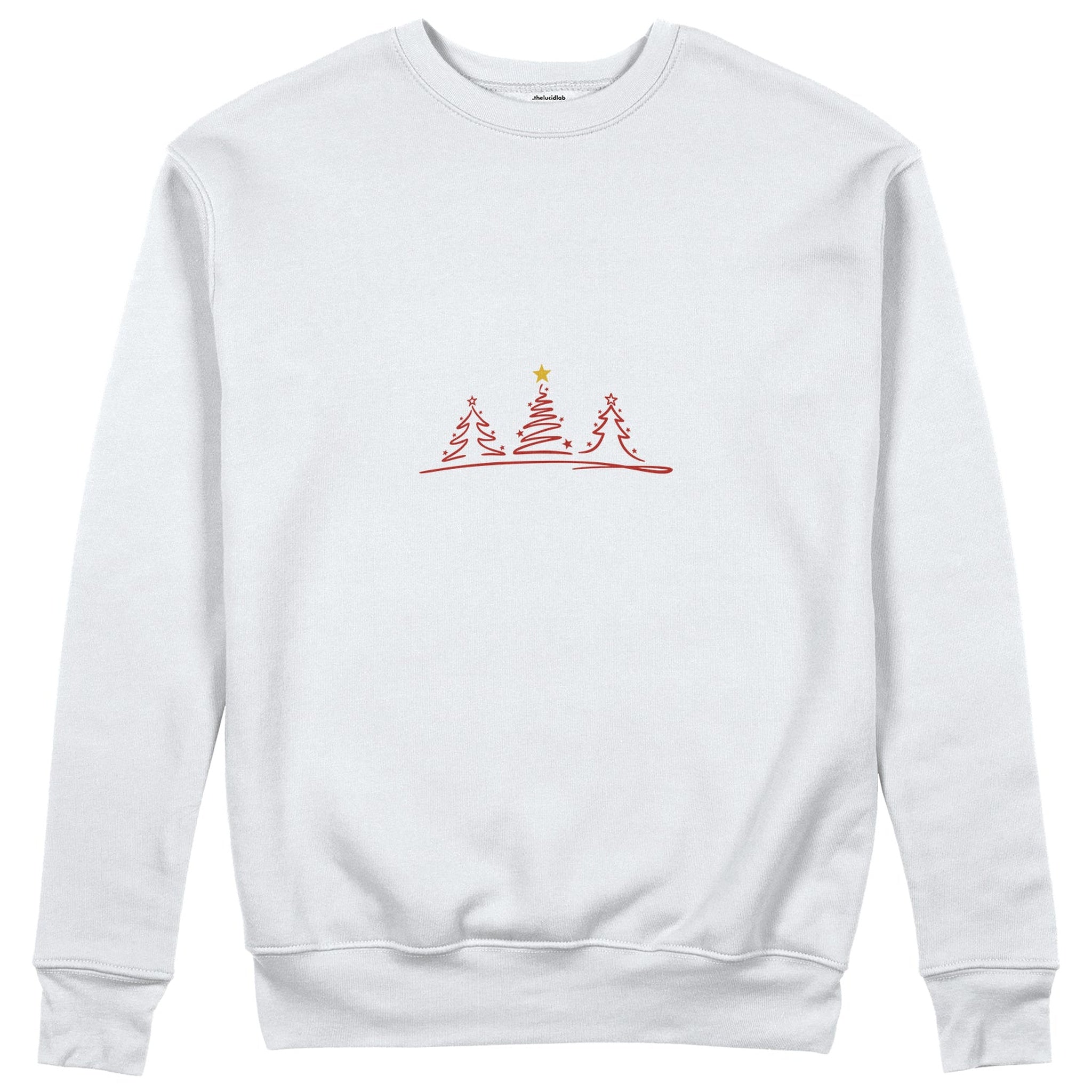 Brushstroke Christmas Tree Sweatshirt