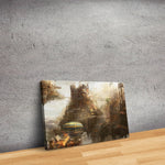 Steampunk City Kanvas Tablo