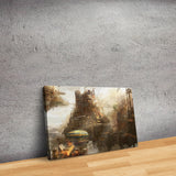 Steampunk City Kanvas Tablo