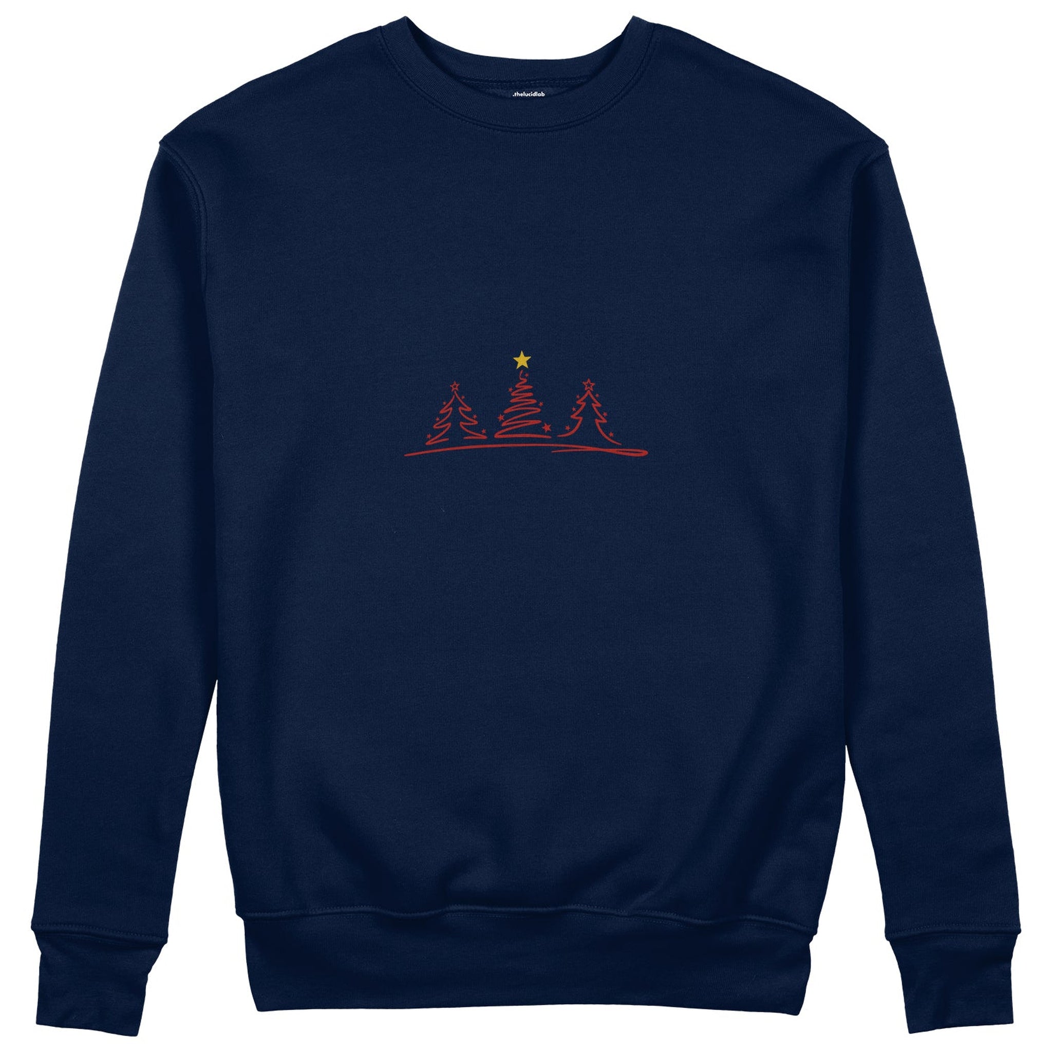 Brushstroke Christmas Tree Sweatshirt