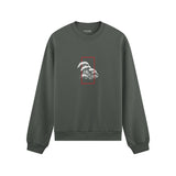 Perspektif Kanagawa Dalgası Oversize Sweatshirt