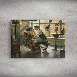 Steampunk Dentist Office Kanvas Tablo