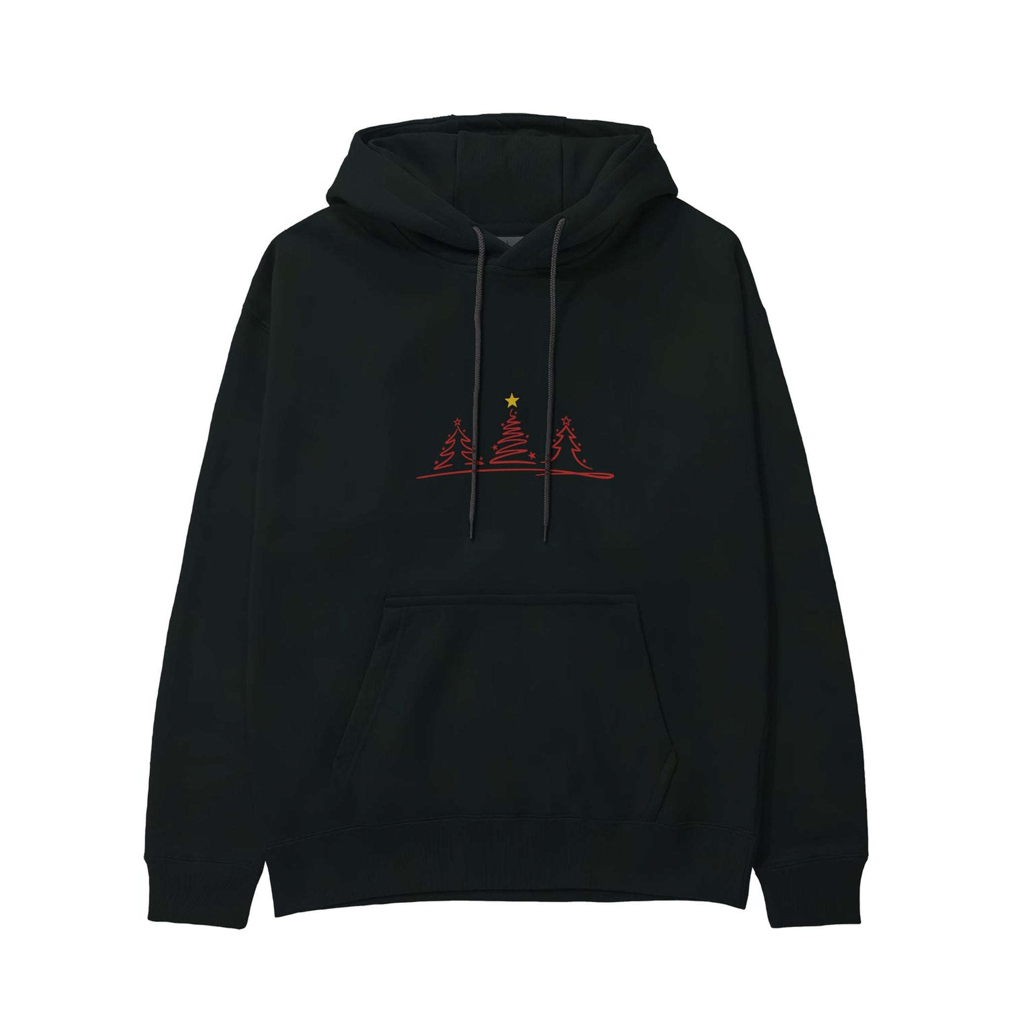Brushstroke Christmas Tree Hoodie
