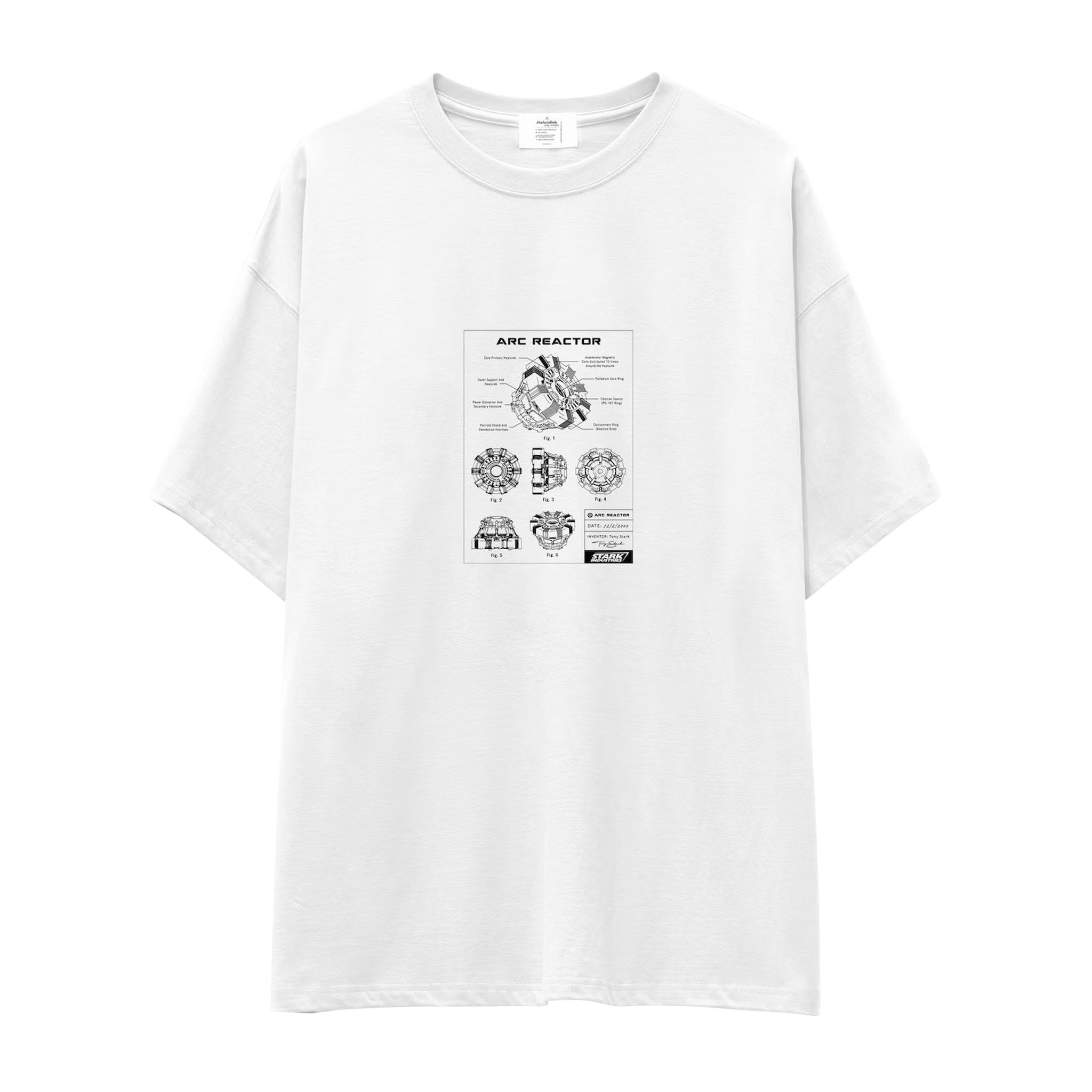 Arc Reactor Oversize Tişört