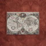 Terrarum Orbis tabula - Antik Dünya Haritası Kanvas Tablo