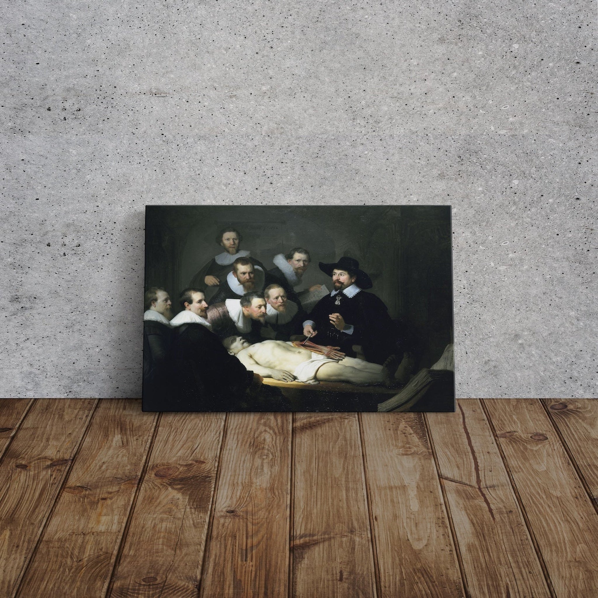 The Anatomy Lesson of Dr. Nicolaes Tulp Kanvas Tablo