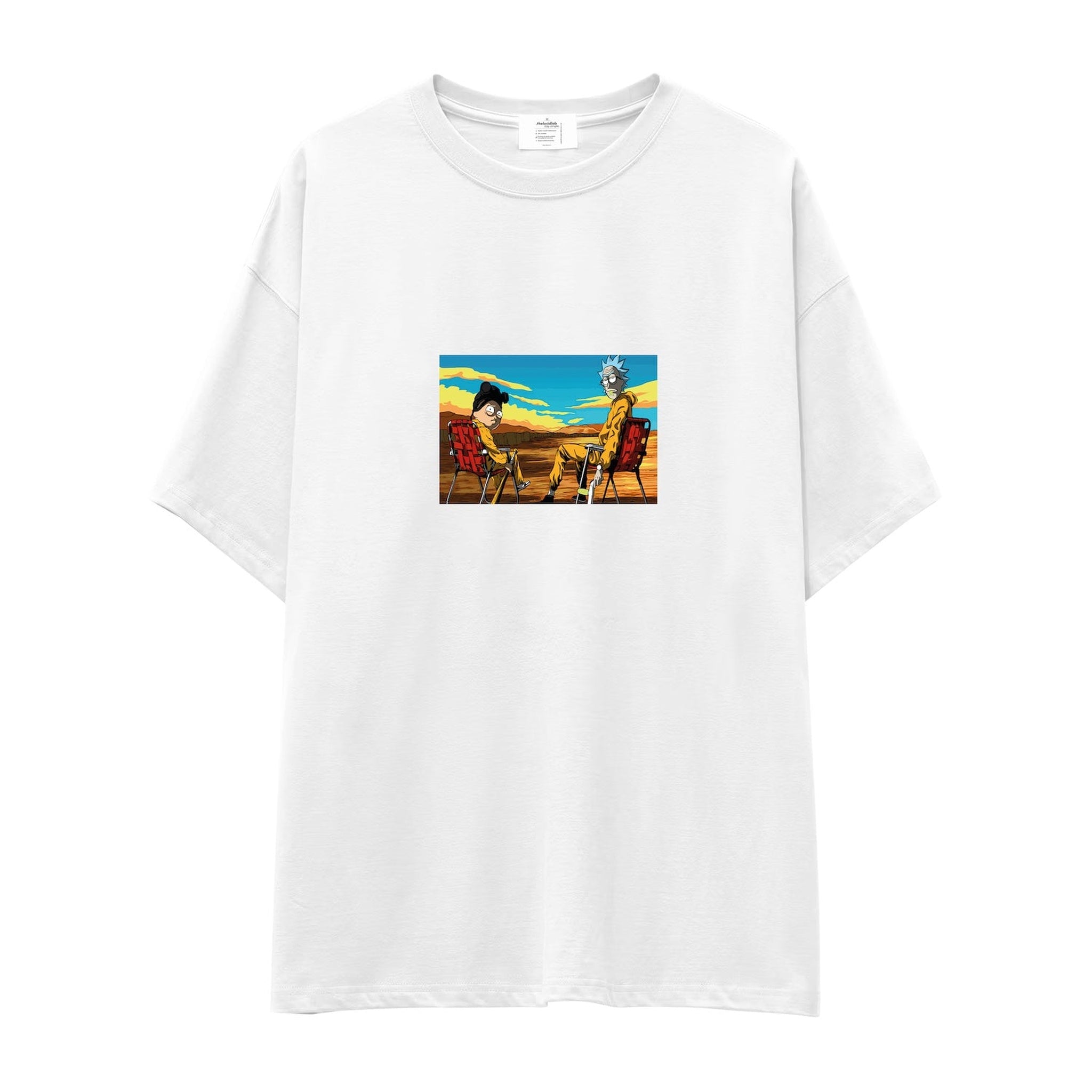 Breaking Bad / Rick and Morty Oversize Tişört
