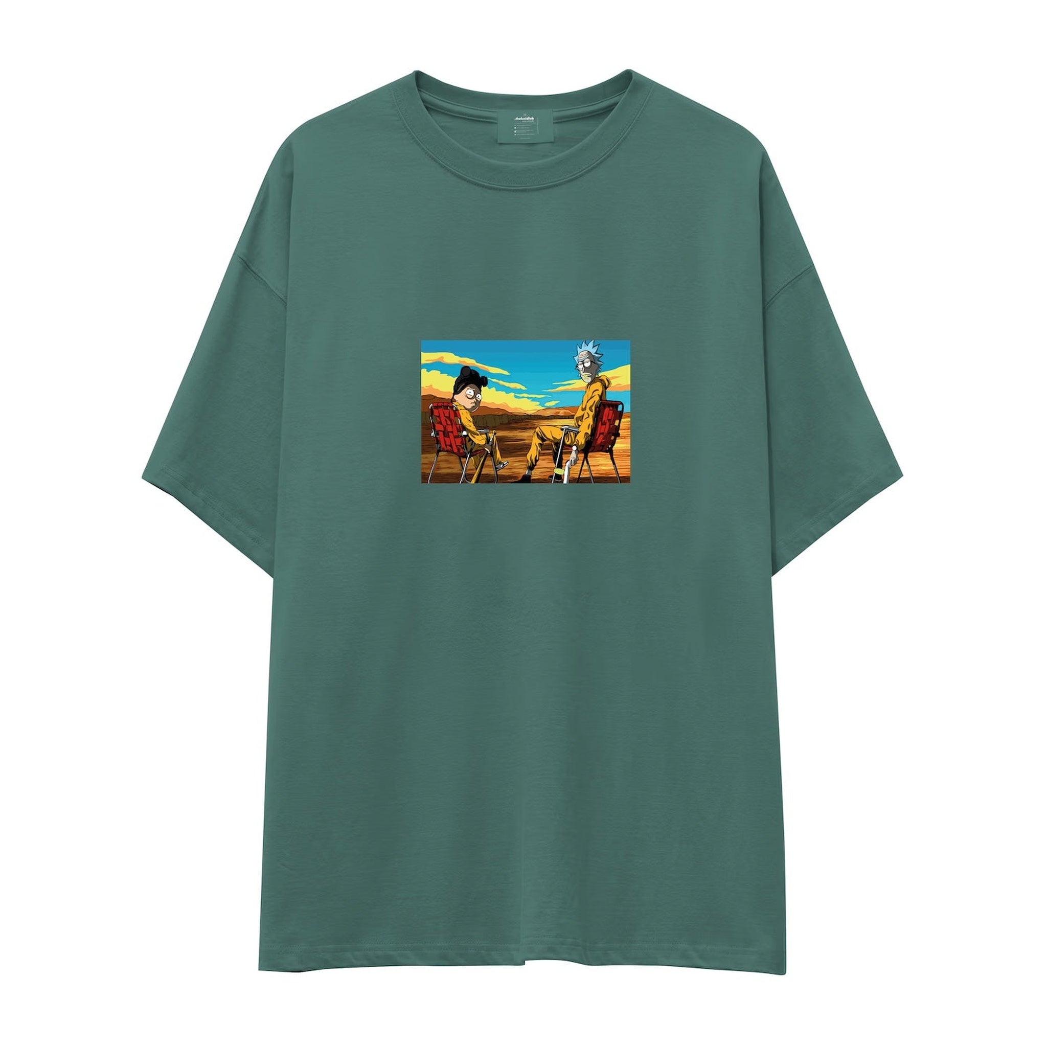 Breaking Bad / Rick and Morty Oversize Tişört