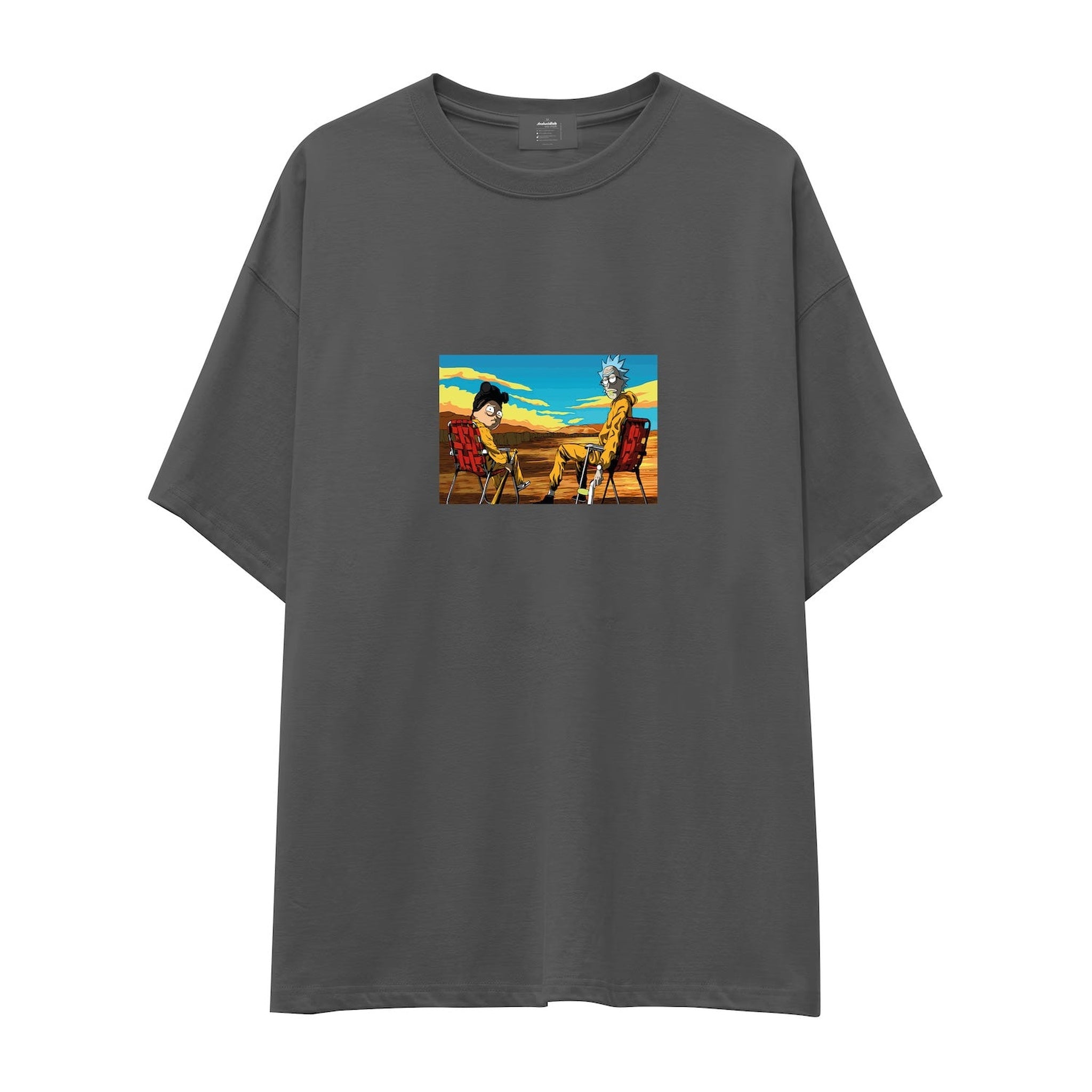 Breaking Bad / Rick and Morty Oversize Tişört