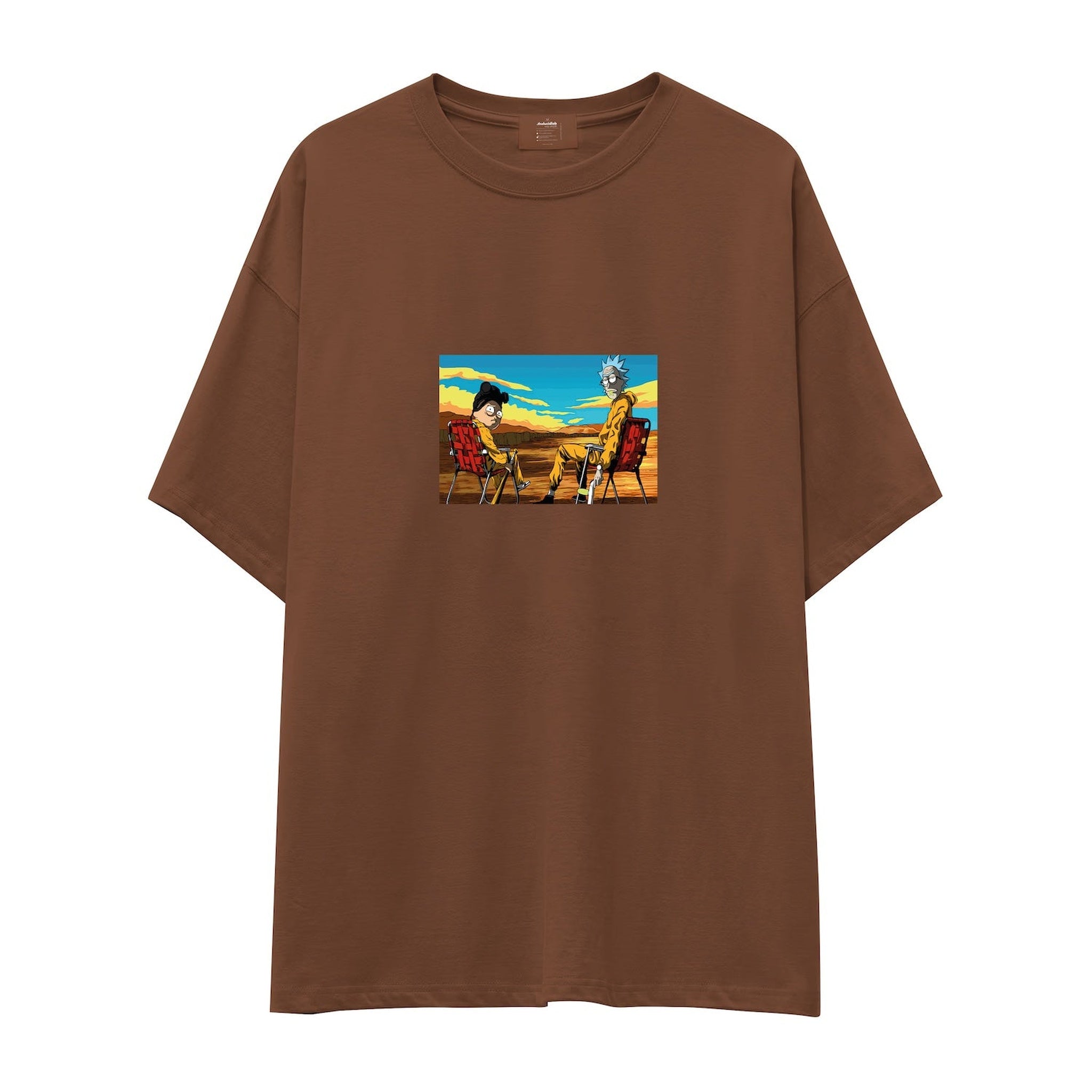 Breaking Bad / Rick and Morty Oversize Tişört