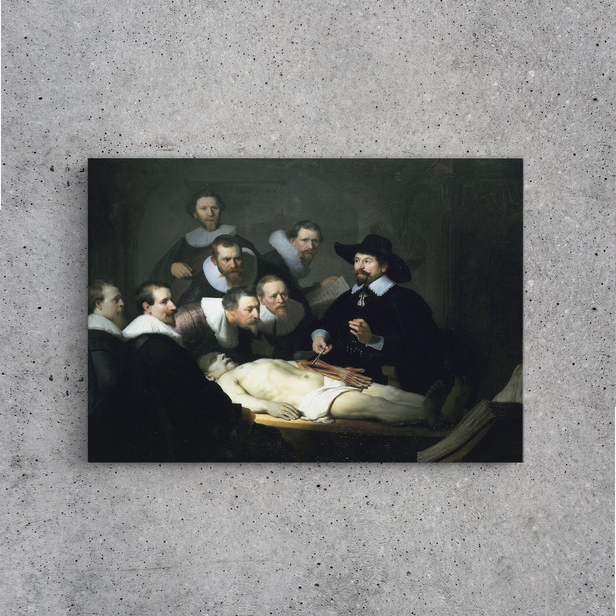 The Anatomy Lesson of Dr. Nicolaes Tulp Kanvas Tablo