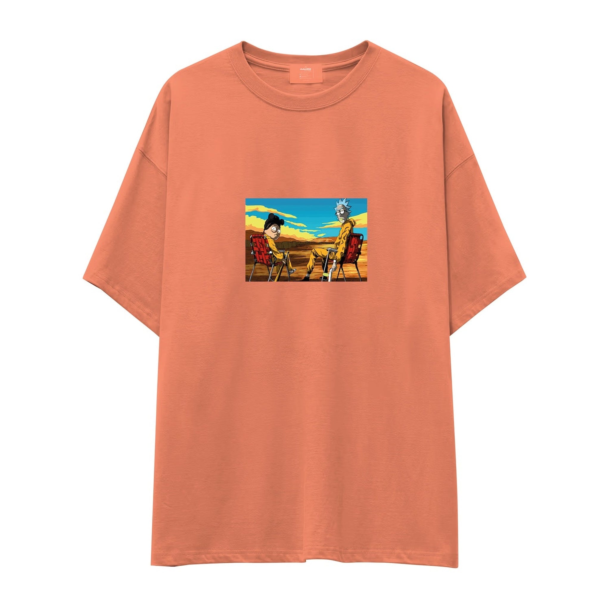 Breaking Bad / Rick and Morty Oversize Tişört