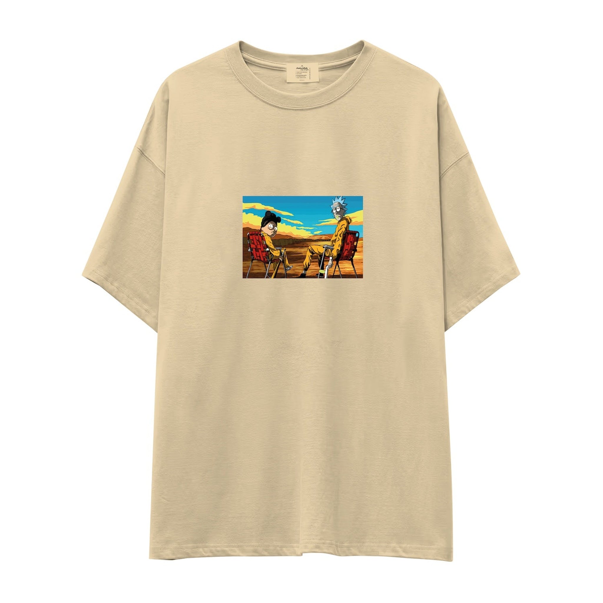 Breaking Bad / Rick and Morty Oversize Tişört