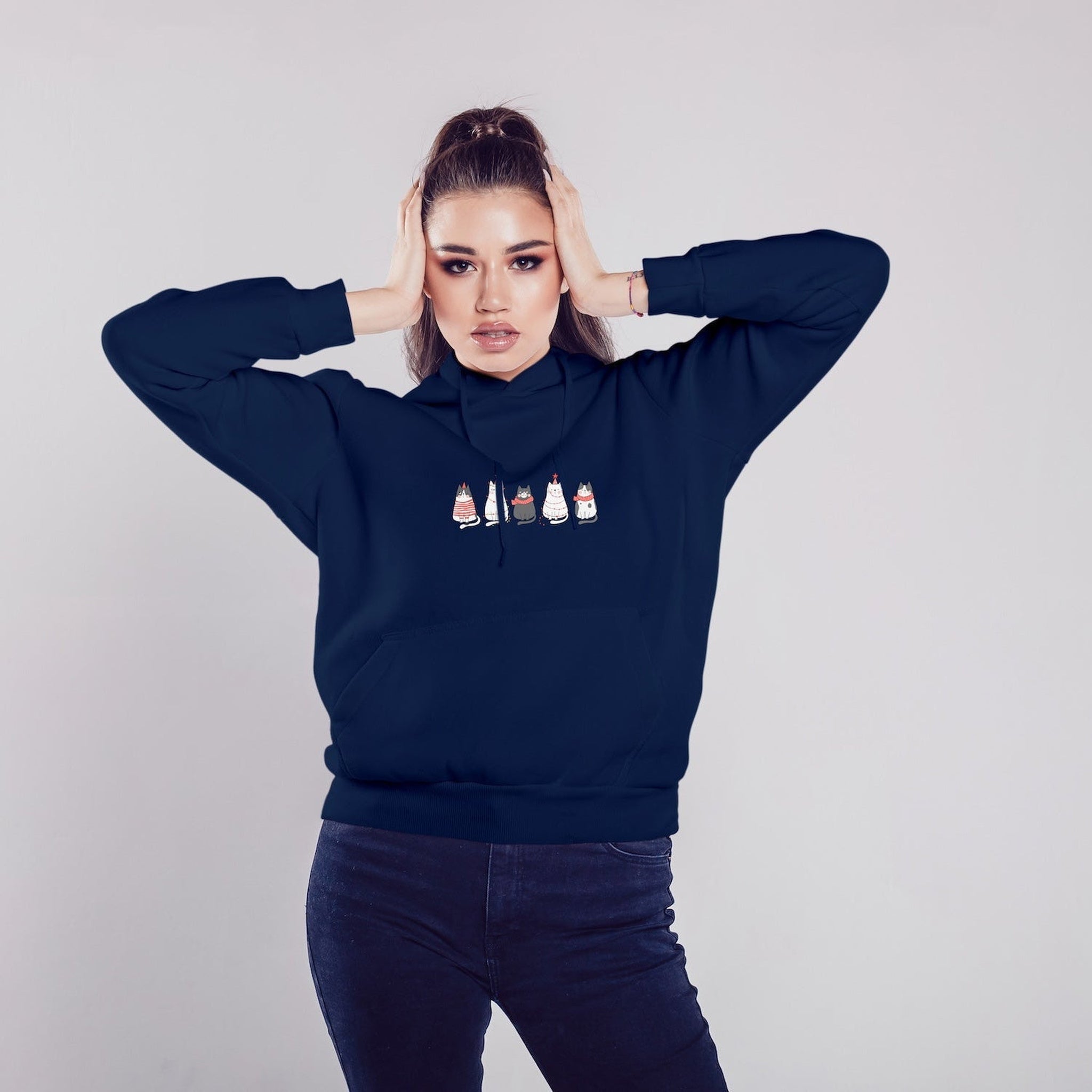 Christmas Kitty Parade Hoodie