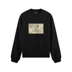 Yüzüklerin Efendisi Orta Dünya Haritası - Lord Of The Rings Oversize Sweatshirt