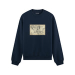 Yüzüklerin Efendisi Orta Dünya Haritası - Lord Of The Rings Oversize Sweatshirt