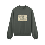 Yüzüklerin Efendisi Orta Dünya Haritası - Lord Of The Rings Oversize Sweatshirt