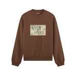 Yüzüklerin Efendisi Orta Dünya Haritası - Lord Of The Rings Oversize Sweatshirt