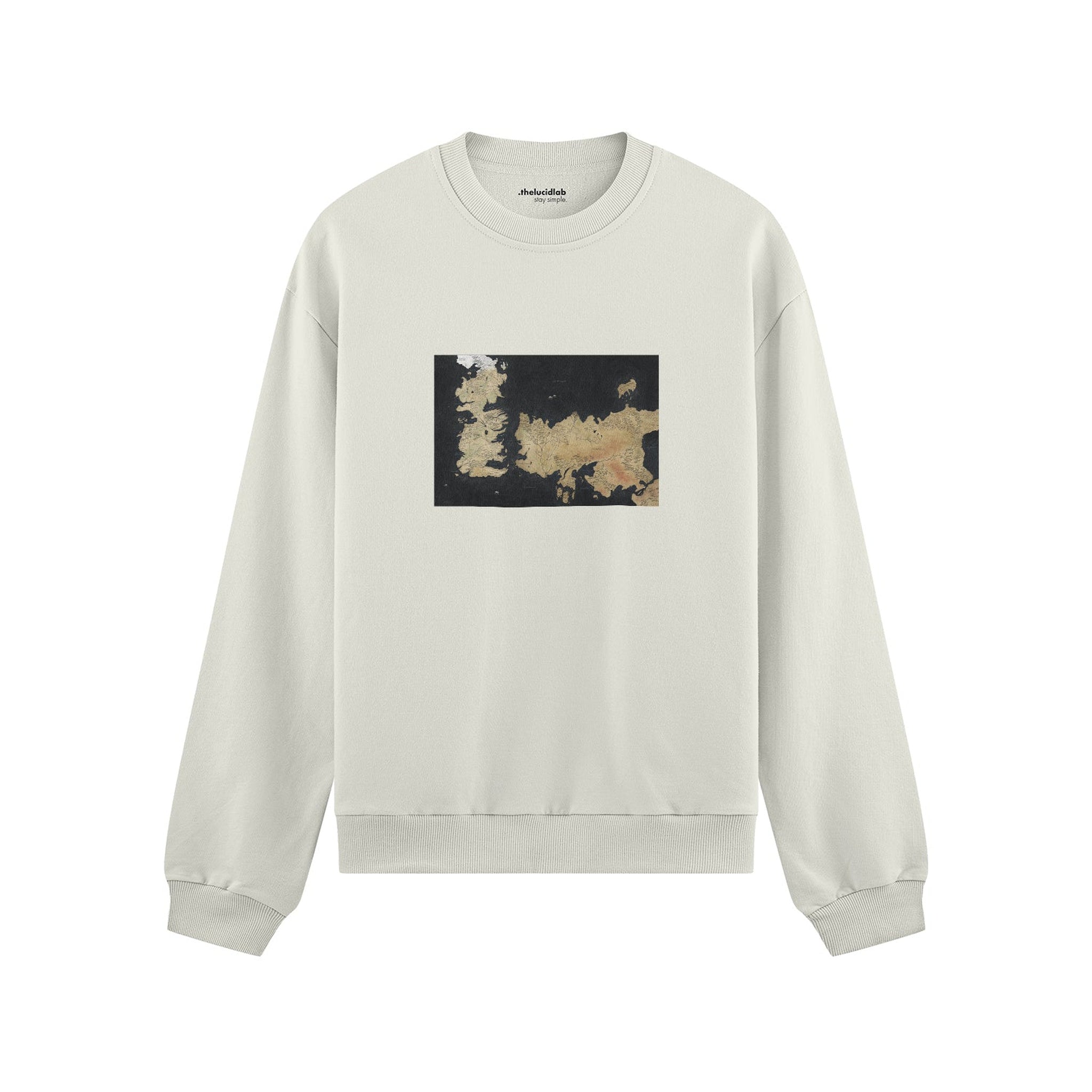 Game Of Thrones Map Oversize Sweatshirt