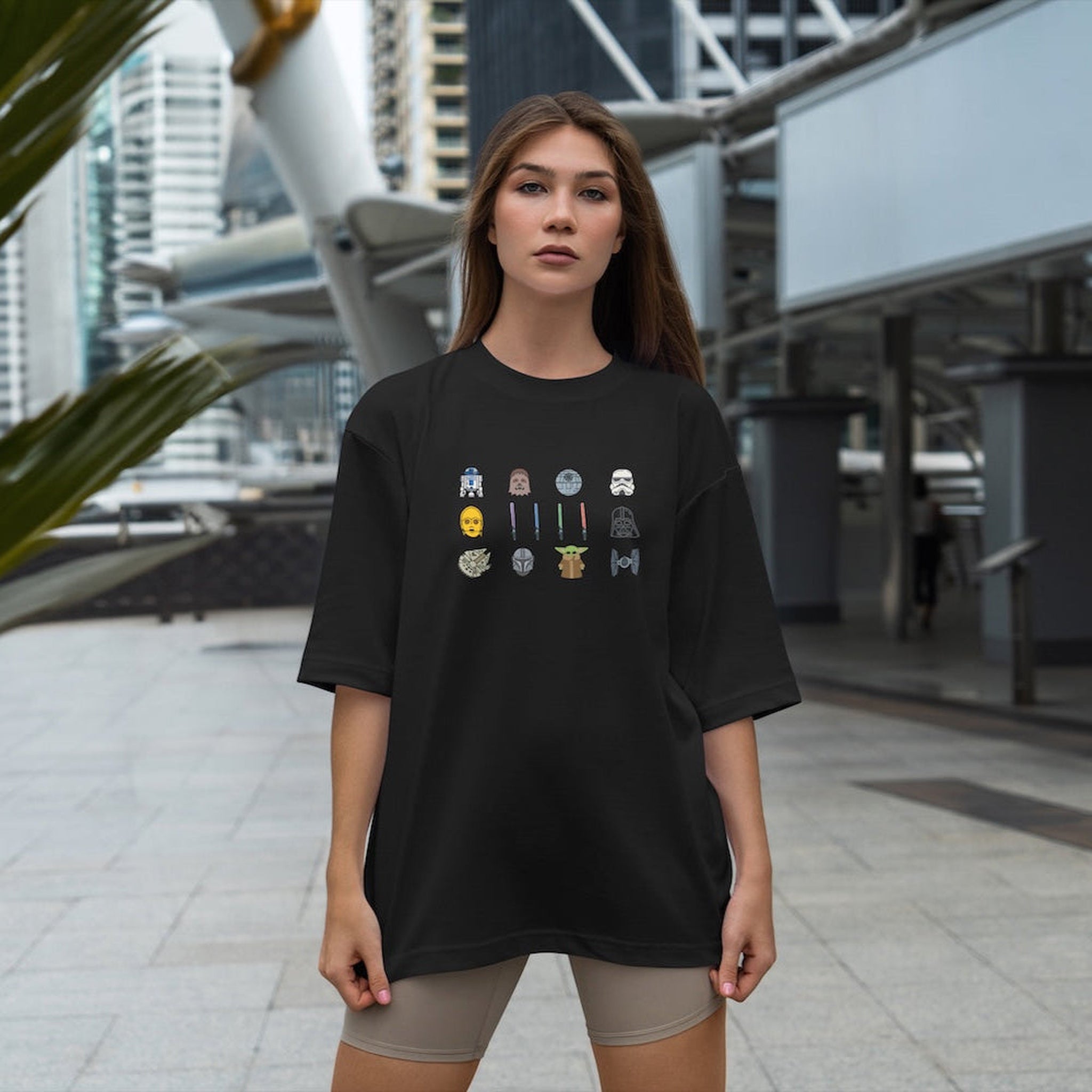 Star Wars Icons Oversize Tişört